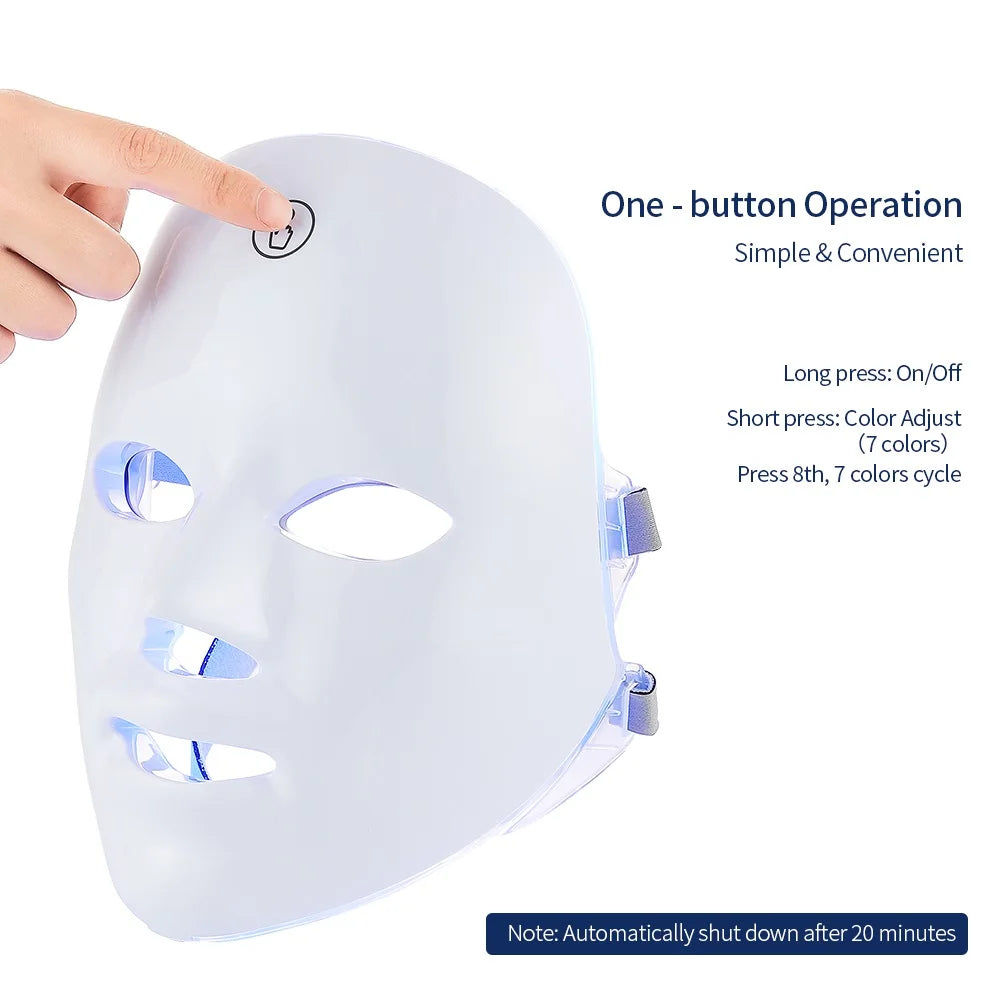 Face & Neck LED Beauty Mask