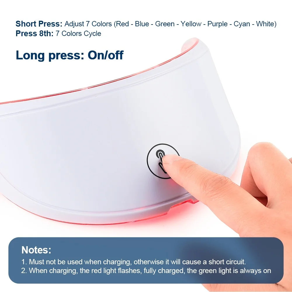 Face & Neck LED Beauty Mask
