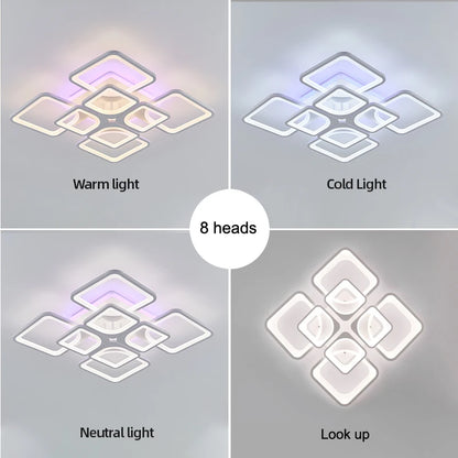 LumiLux Modern LED Ceiling Fixture – Elegant Lighting for Living, Dining & Bedrooms